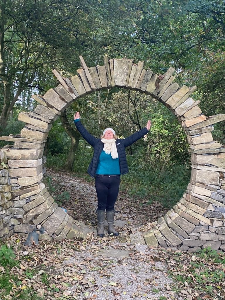 woman celebrating her choices at Broughton Hall