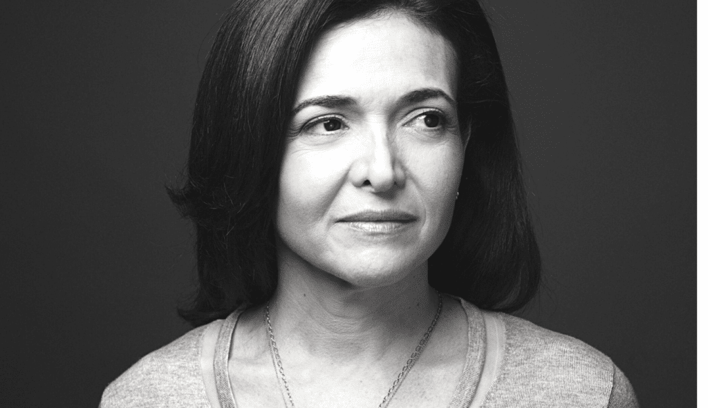 Sheryl Sandberg portrait on NOON